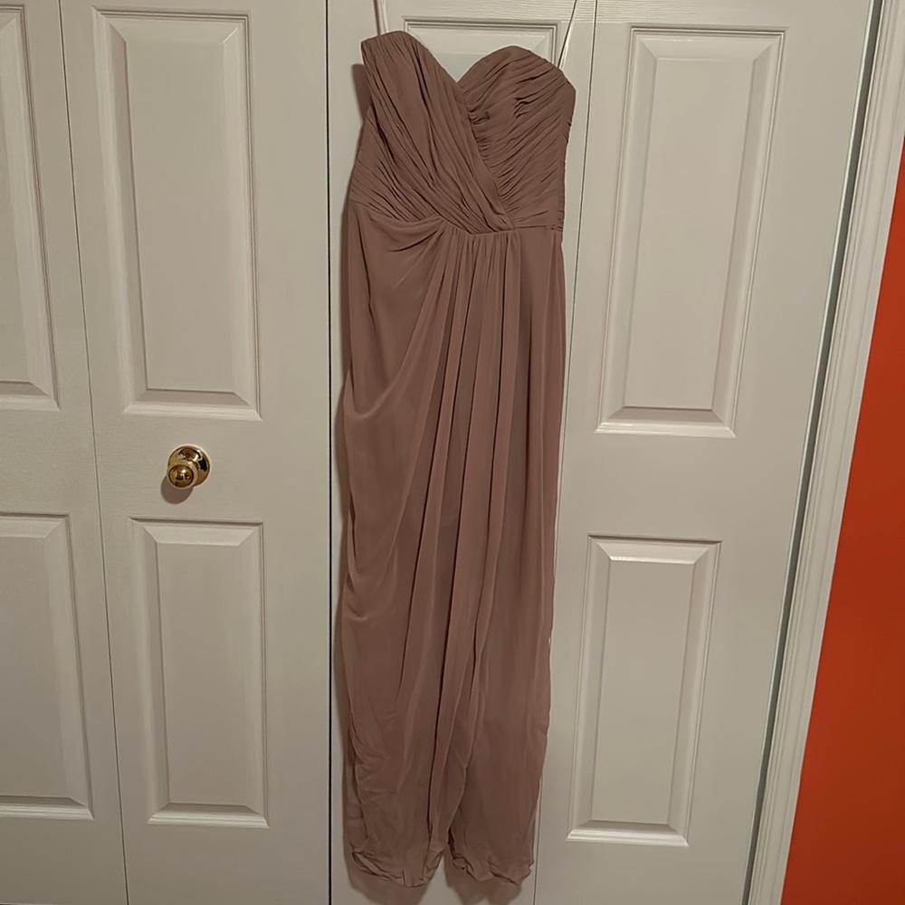 Strapless, Sweetheart Neckline Bridesmaid Dress